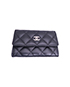 Chanel Cardholder, &pound;275, Accessories, Black, Lambskin Leather, Front view
